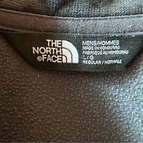 The North Face Mens Gray Fleece‎ Lined Quarter Zip Shirt L - Picture 5 of 10